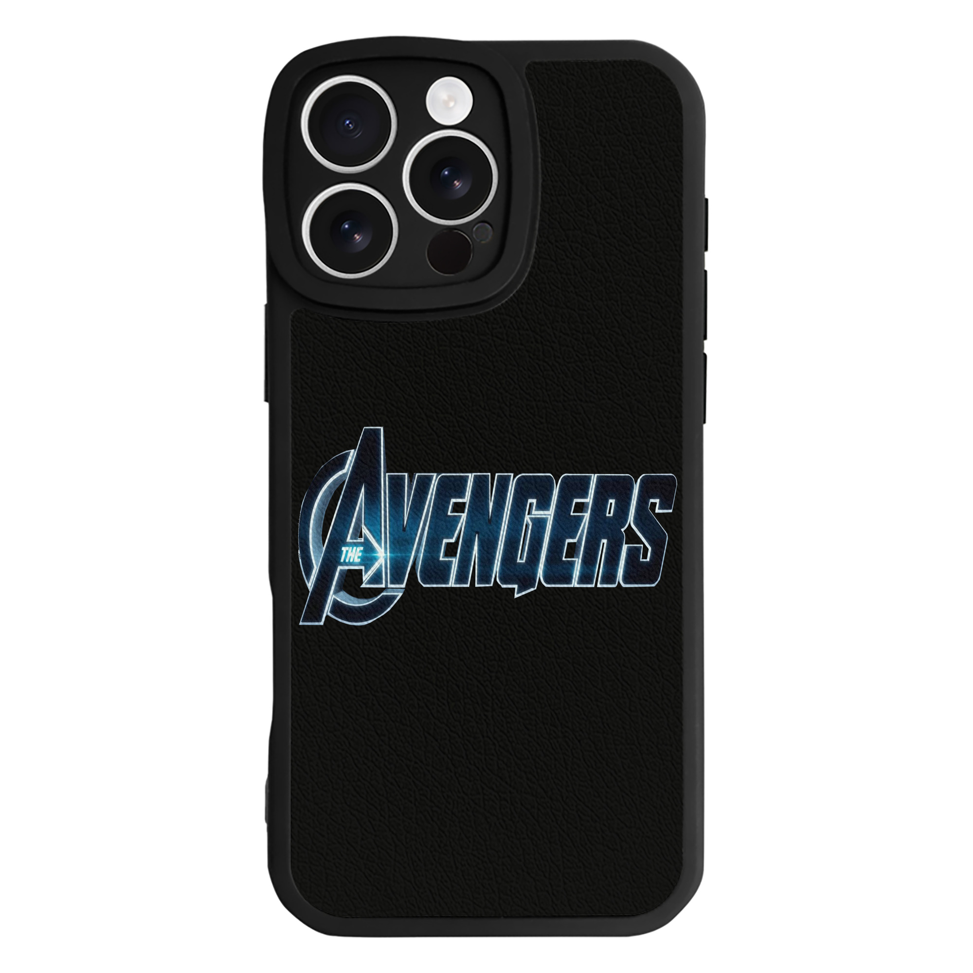 （画像用） アベンジャーズ The Avengers 【iPhone 16シリーズ対応】シリコンスマホケース（レザー調） 材質：シリコン